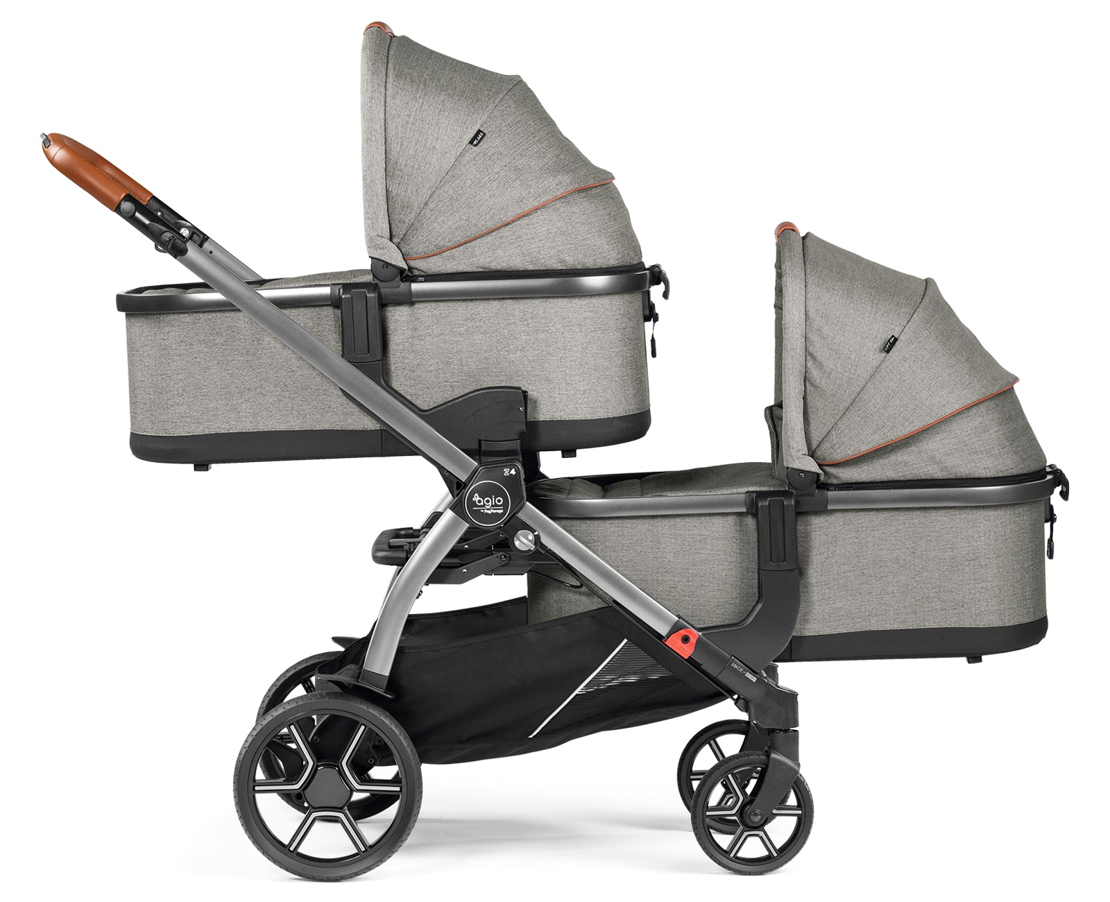 Z4 Duo Stroller + 2 Bassinets + Double Adapter