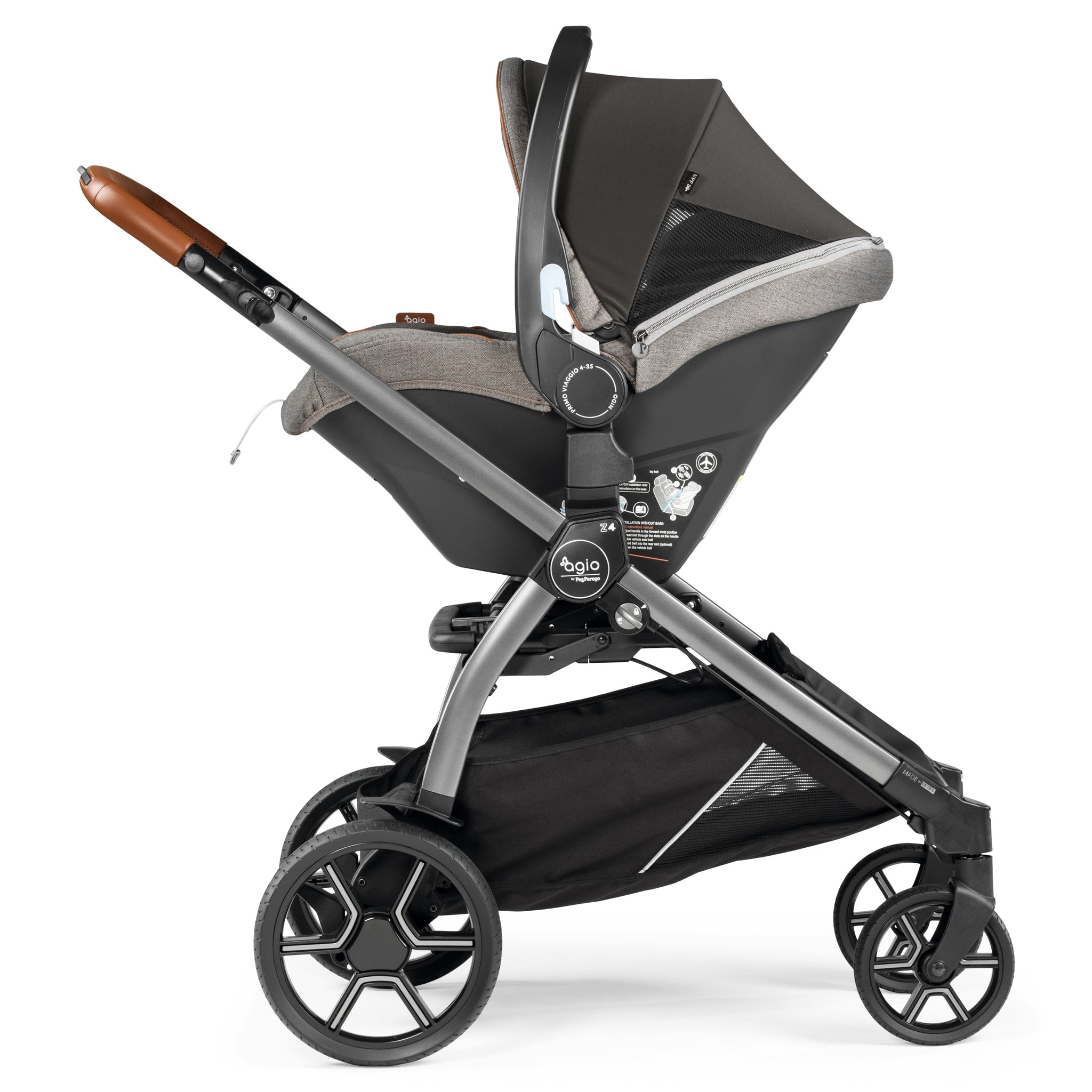 Z4 Duo Stroller + Car Seat + Double Adapter – Agio Baby
